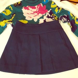 Pleated J.crew Skirt